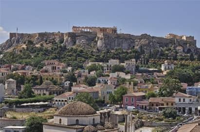 <p>Plaka district</p>